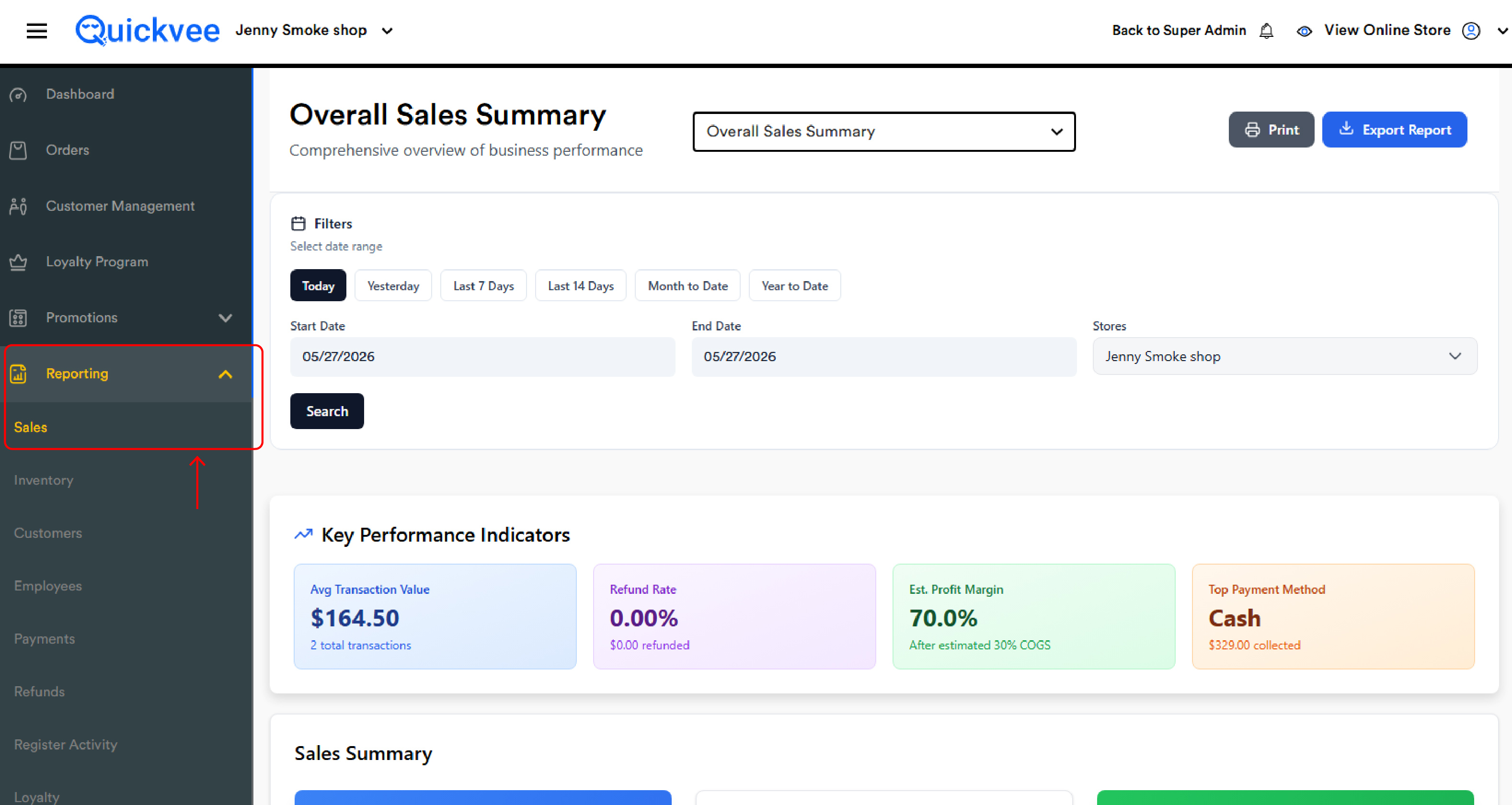 1_ Reporting → Sales Reports-20260602-080315.jpg