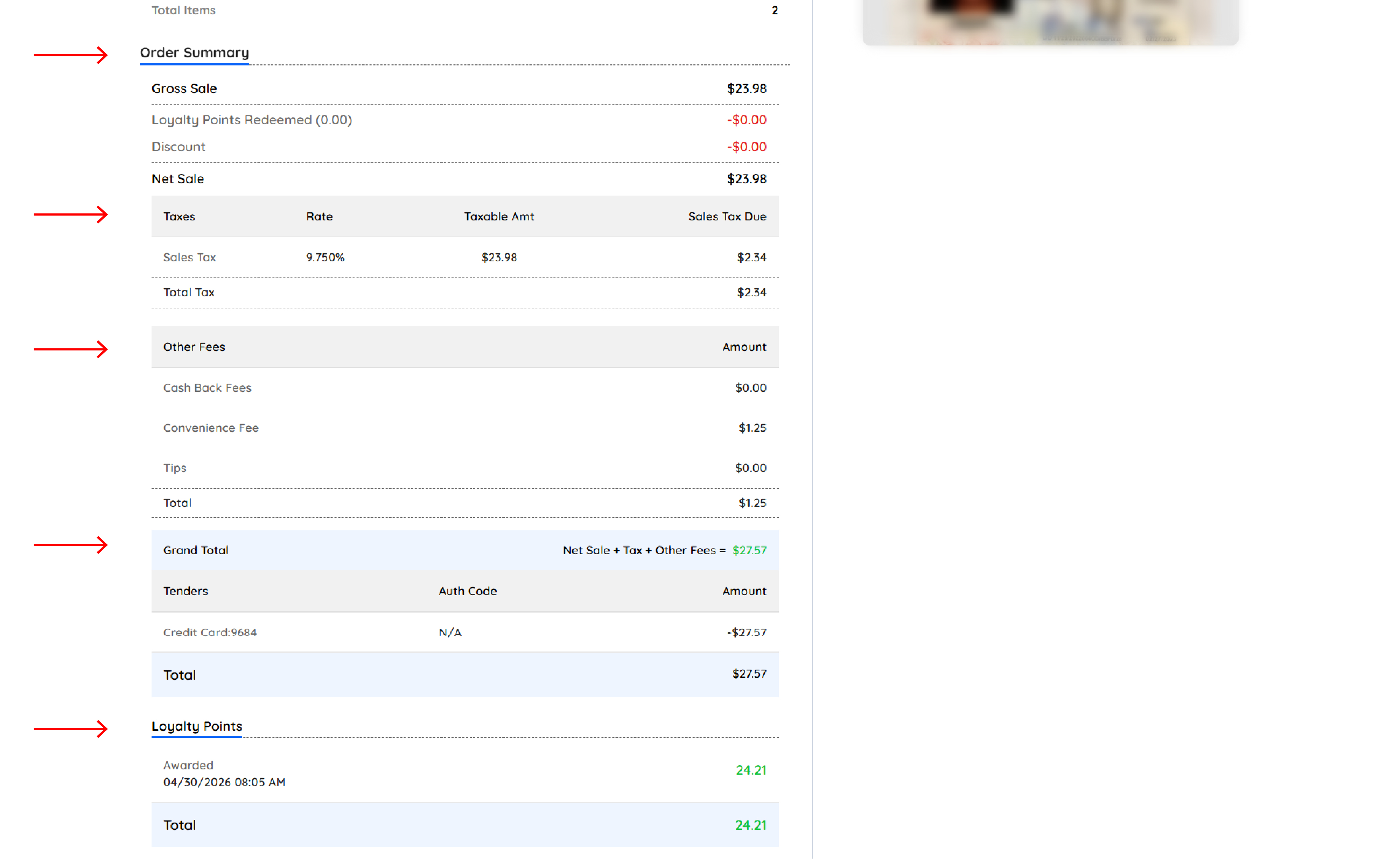 1_Order Summary, Taxes, Other Fees, Grand Total, Tenders, Loyalty Points-20260601-072228.jpg